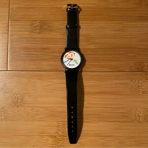 VTG Microsoft Employee Watch 20 Year Anniversary 1975-1995 Black Strap Quartz